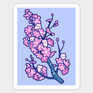 Sakura Kitties Magnet